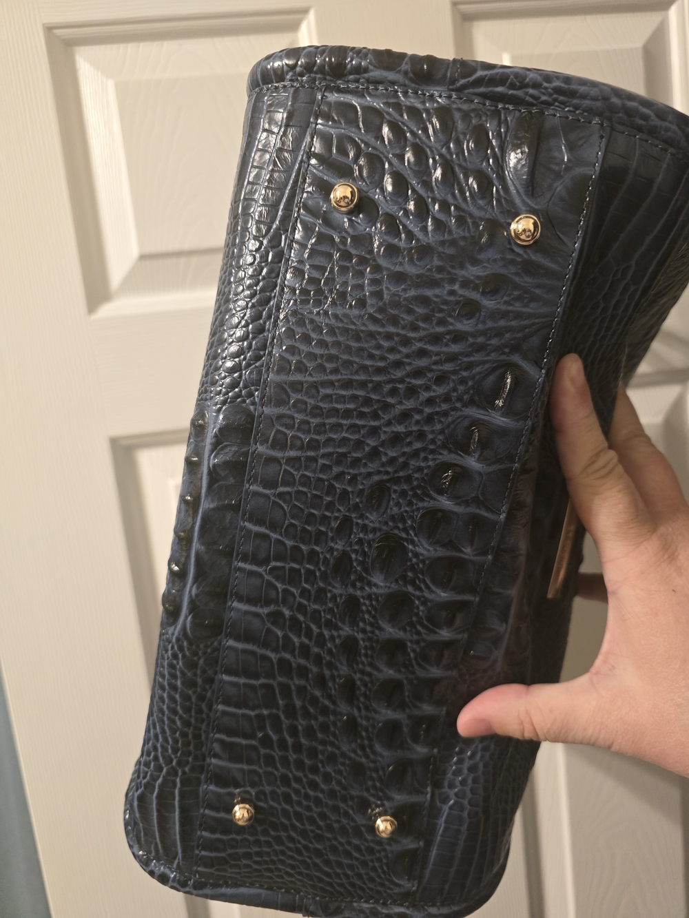 Brahmin - Bailee - Alden Road In Indigo - Picture 4 of 13